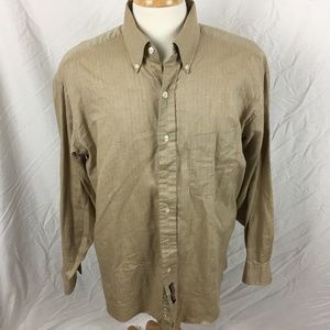 Tommy Hilfiger Tan 17 34-35 Dress Shirt